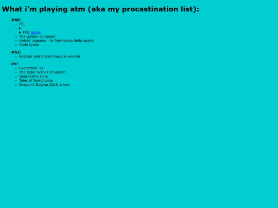 GamesImCurrentlyPlaying screenshot