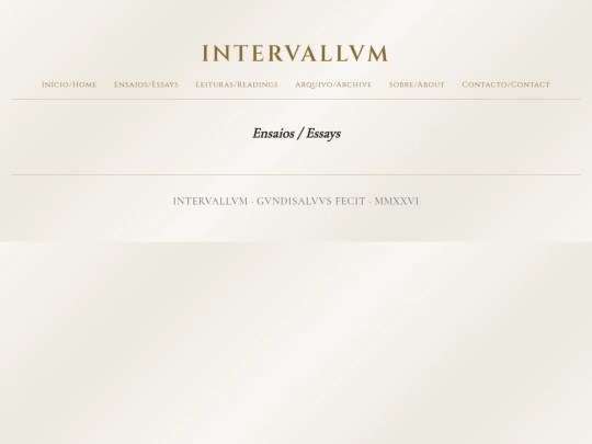 Paginas/essays screenshot