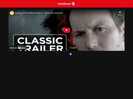 insidious screenshot