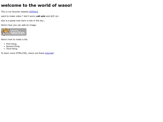 index screenshot