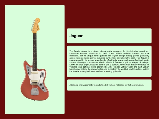 Guitars/Jaguar screenshot