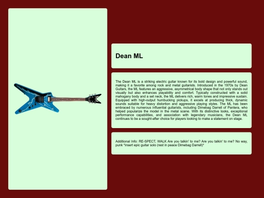 Guitars/ML screenshot