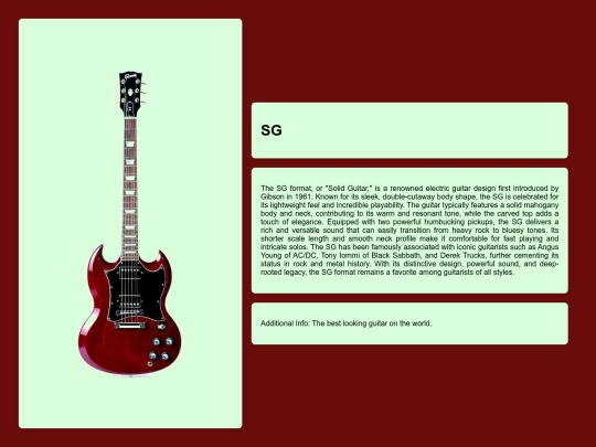 Guitars/SG screenshot