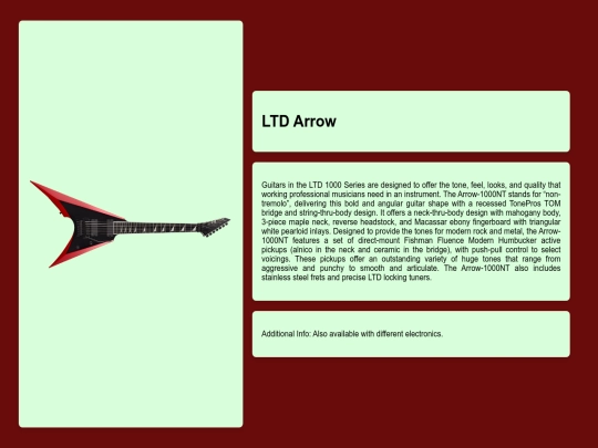 unused/Guitars/Arrow screenshot