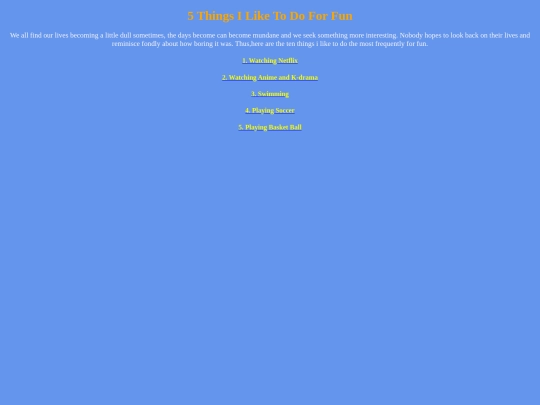 index screenshot