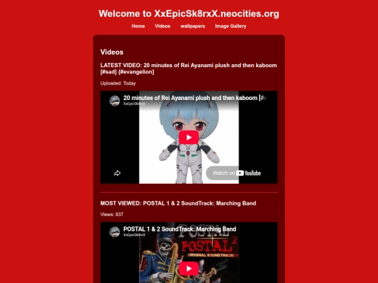 videos screenshot