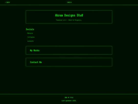index screenshot