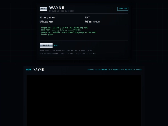 work/wayne screenshot