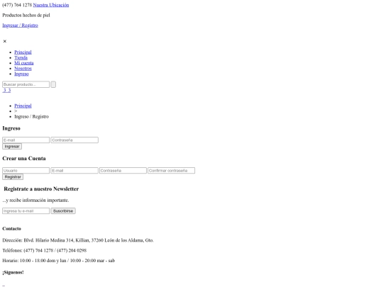 login-register screenshot
