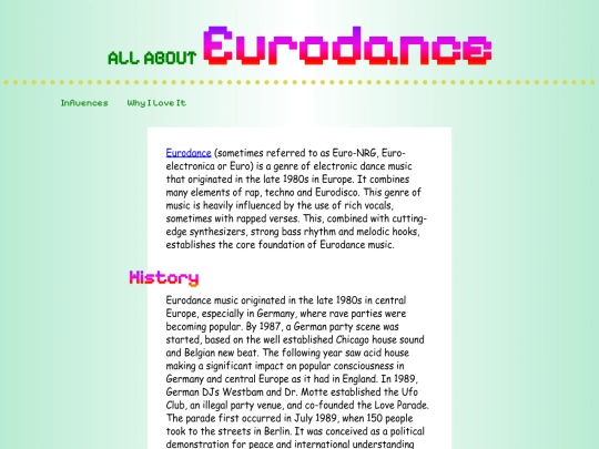 eurodance screenshot