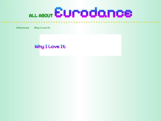 eurodance/why-i-love-it screenshot