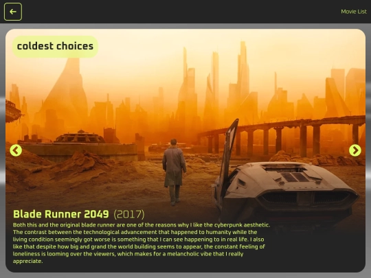 movie-list screenshot
