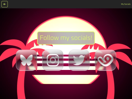 socials screenshot