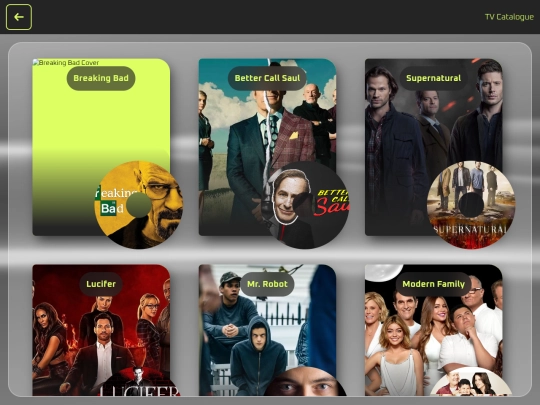 tv-catalogue screenshot