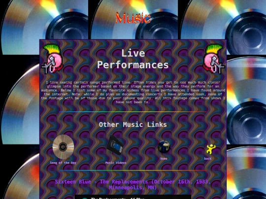 live-music screenshot