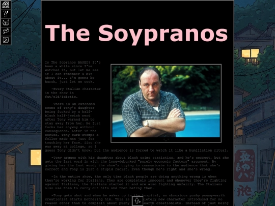 writing/Sopranos screenshot