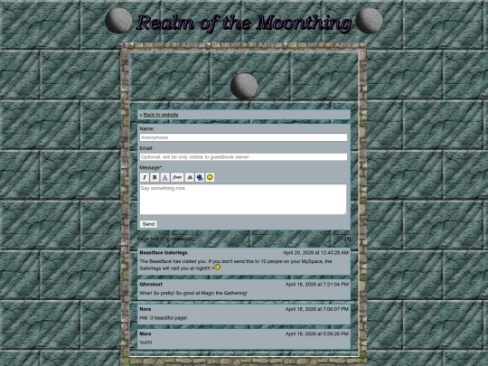 visitors screenshot