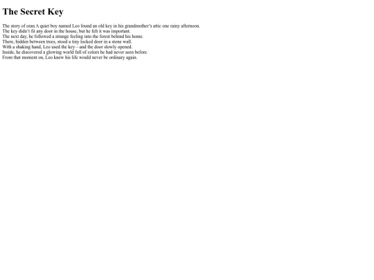 index screenshot