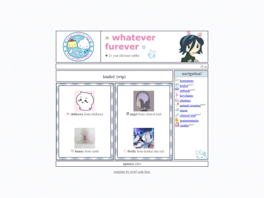 kinlist screenshot