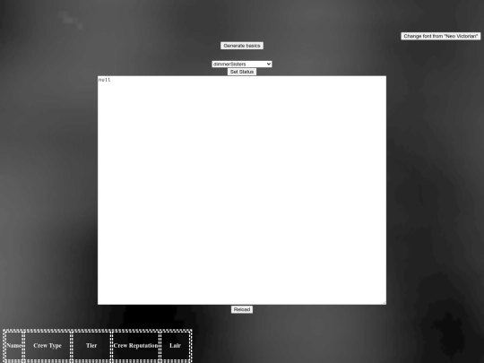 CrewSheet screenshot