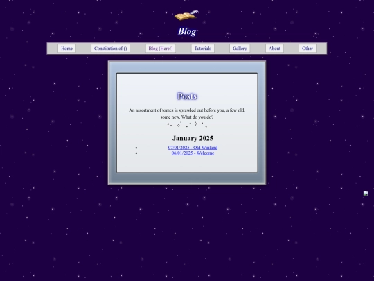 blog screenshot