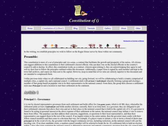 rules screenshot