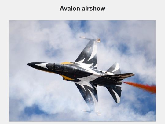 avalon_airshow_2023 screenshot