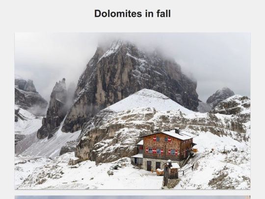 dolomites screenshot