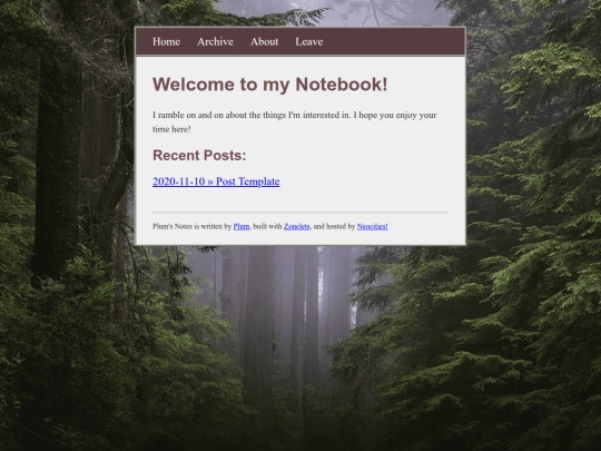 blog screenshot