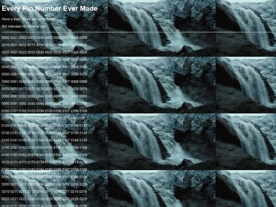everypinnumber screenshot