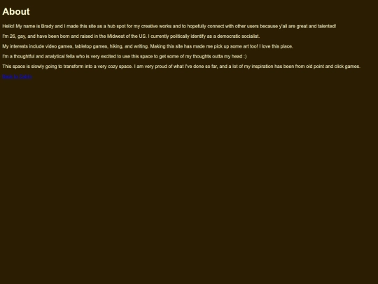 aboutme screenshot
