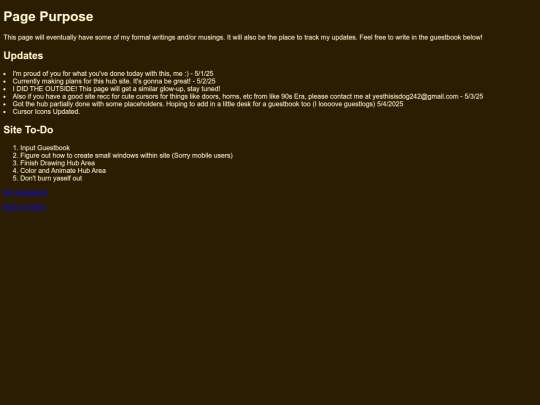 writings screenshot
