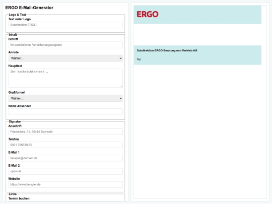 E-Mail Generator2/E-MailGenerator2 screenshot