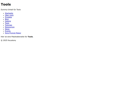 tools screenshot