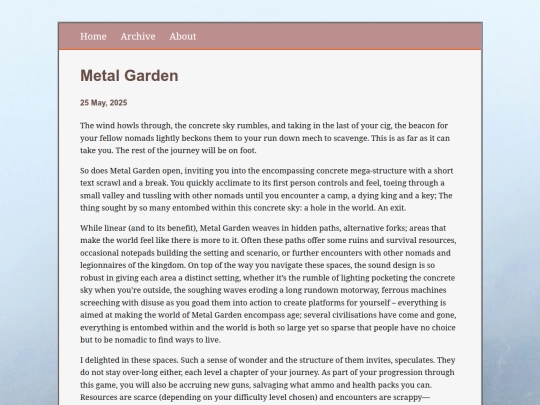 posts/2025-05-25-Metal-Garden screenshot