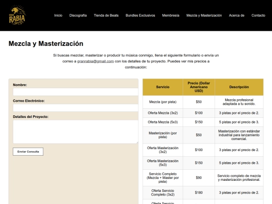 mixing_es screenshot