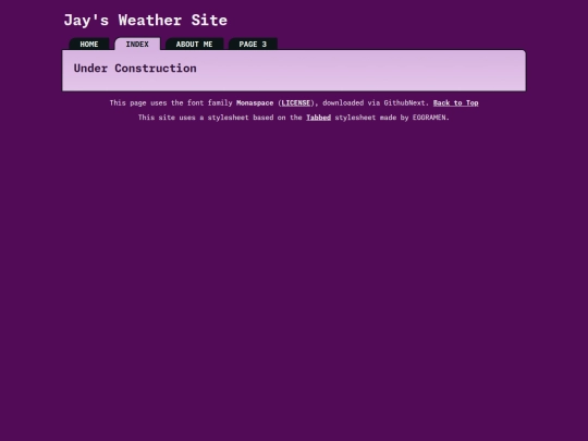 index screenshot