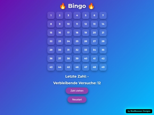 Bingo screenshot