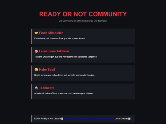 ReadyorNotCommunity screenshot