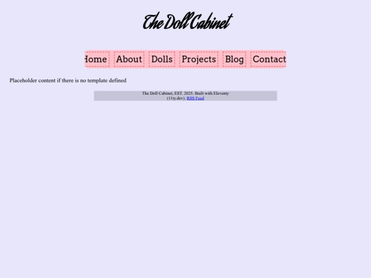 dolls/projects screenshot