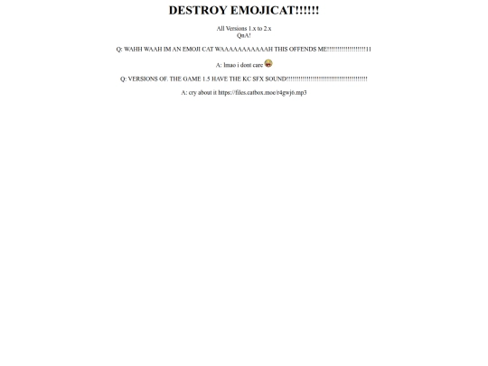 destroyemojicat screenshot