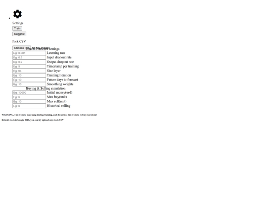 stockprice/stock screenshot