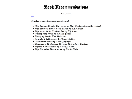 collections/book_recommendations screenshot