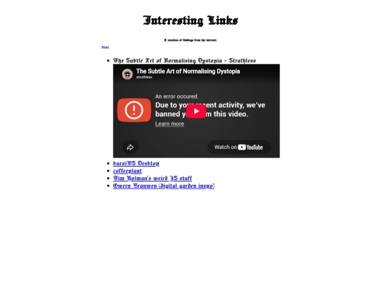 collections/interesting_links screenshot