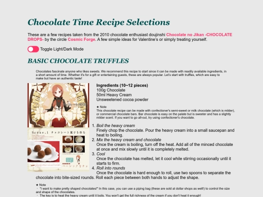 tl/chocolate screenshot