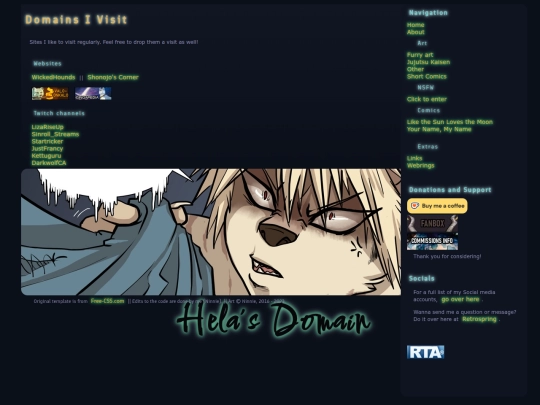 links screenshot