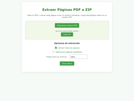 extraerpagpdf screenshot