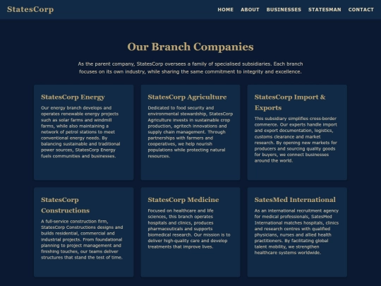 businesses screenshot