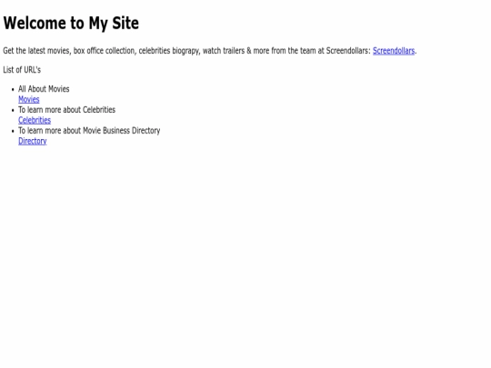 index screenshot