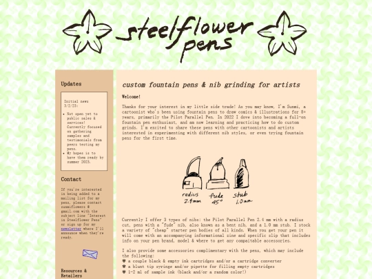 pens screenshot
